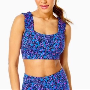 Lilly Pulitzer Blue and Pink Tank Top or swim top